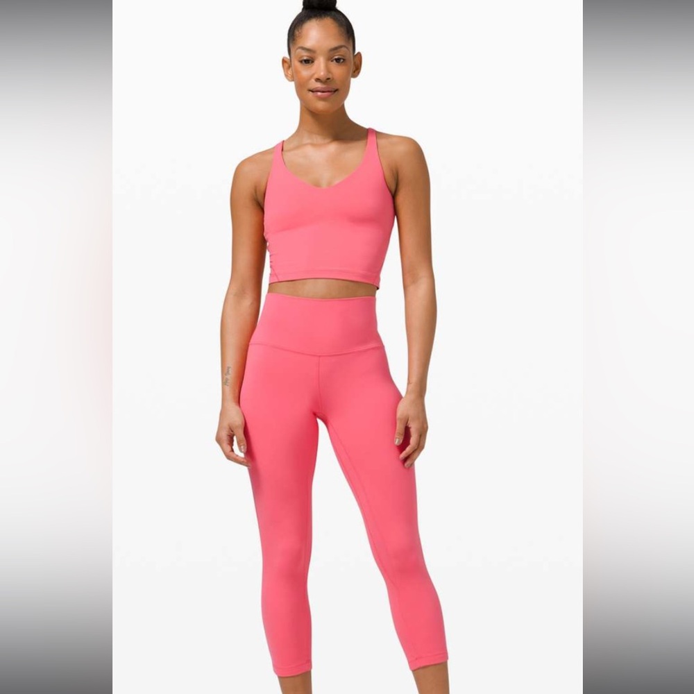 Lululemon guava pink align set